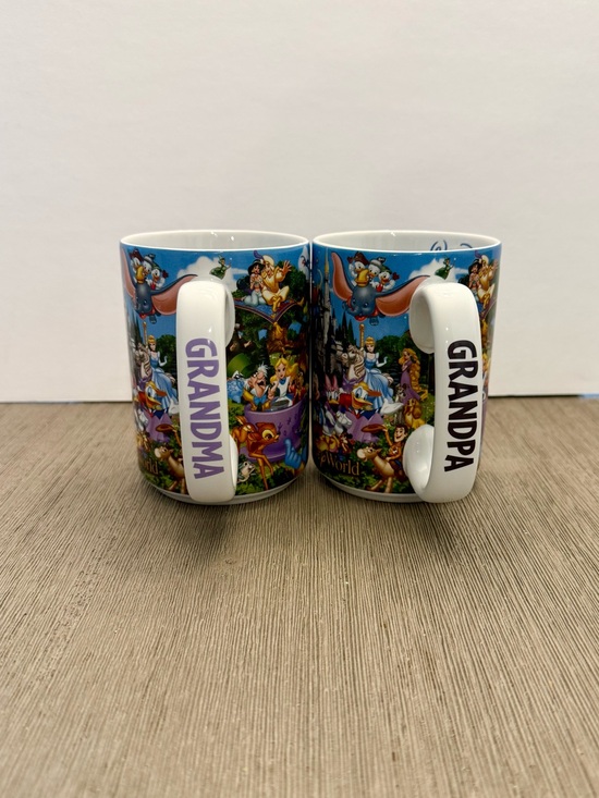 Disney Other - Disney Parks Grandma Grandpa Coffee Mug Set Walt Disney World Characters